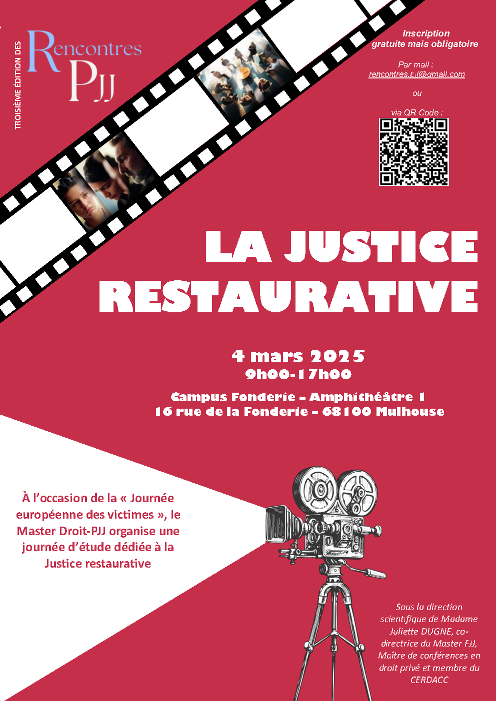 Rencontres Pjj La Justice Restaurative Mulhouse Campus Fonderie